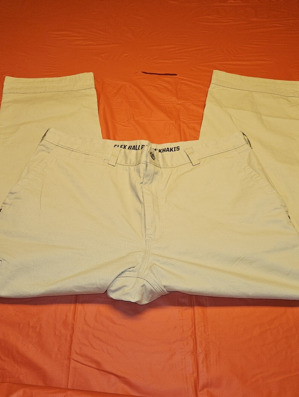 Duluth Trading Flex Ballroom Khakis 38×30 Strong Made Pants In E.U.C.